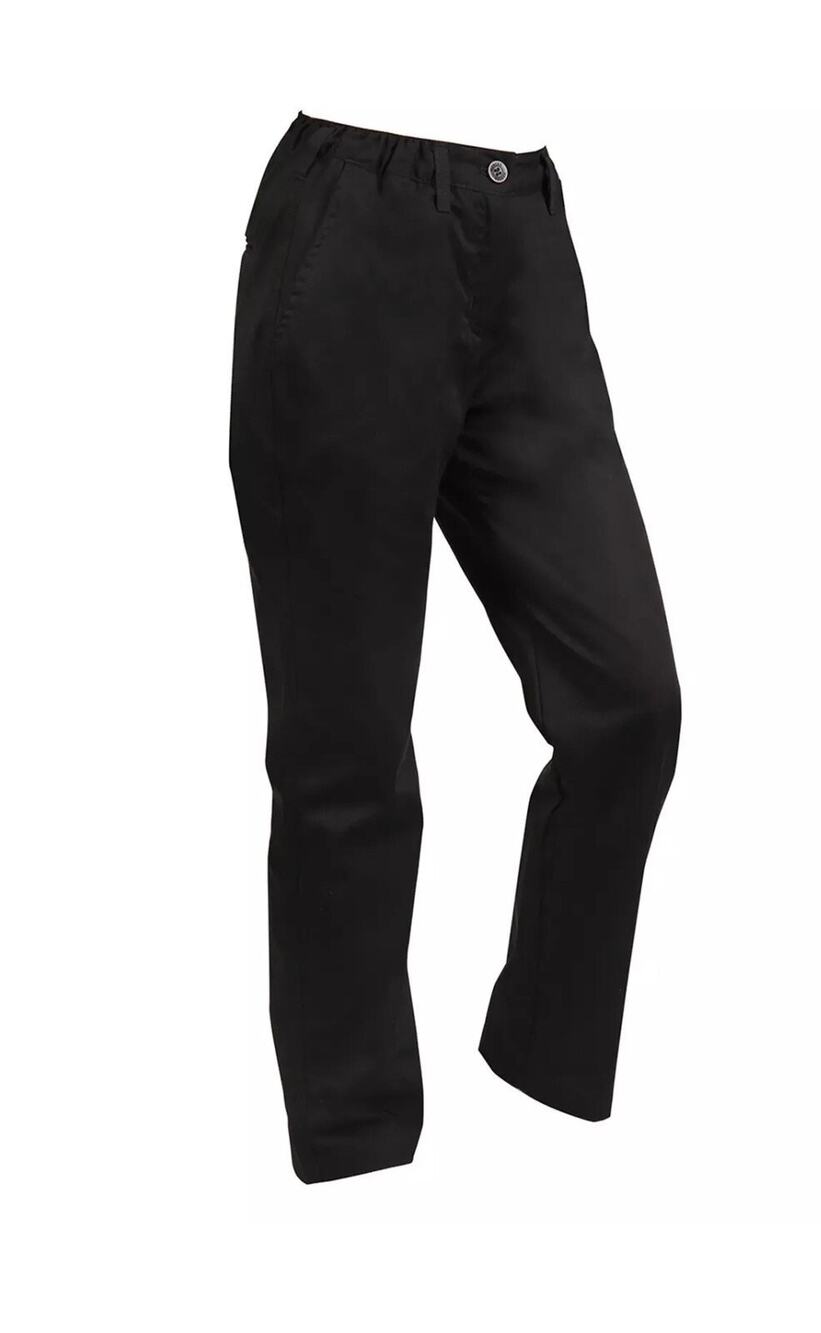 Mercer Culinary Renaissance Women's Black Chef Pants w/ Finished Cuffs - 1X NIP - Picture 1 of 2